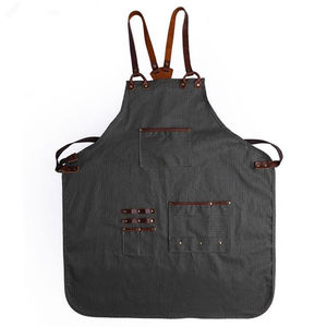 Premium Professional <b>Black</b> Jeans <b>Apron</b> for Barber and Hair Stylist Best Selling Unisex Wholesale <b>Apron</b> with Custom Logo Design - Product Image 1