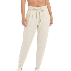 Wholesale Custom Jogger Pants for Women 2026 Cotton Fleece Breathable <b>Trousers</b> <b>Elastic</b> <b>Waist</b> Casual Style - Product Image 3