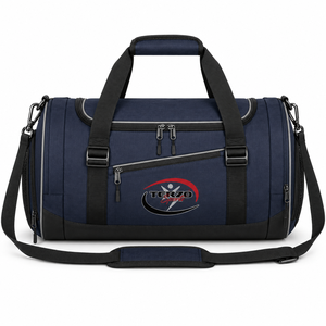2026 New Top Trending Custom Logo <b>Navy</b> Blue Gym Duffel <b>Bag</b> with Ventilated Shoe Compartment Large Capacity Sports Travel <b>Bag</b> - Product Image 1