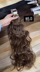 Extensions de cheveux en vrac produit de vente chaude 2025 couleur brune 60cm naturel droit 100% cheveux vietnamiens de haute qualité - Product Image 6
