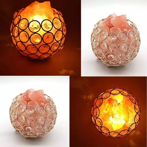 Meilleure qualité pas cher fait à la main rose de l'Himalaya fabriqué lampe au sel de l'Himalaya en forme de cube pour la décoration de la maison et la purification de l'air - Product Image 2