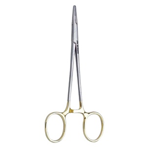 Pinzas de metal Pinzas manuales Mandíbulas dentadas rectas Portaagujas Tc Halsey Premium Instrumento quirúrgico Acero inoxidable - Product Image 1