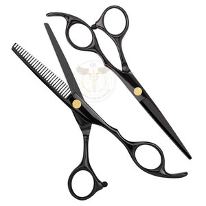 Juego de Tijeras Profesionales Curvas para Adelgazar el Pelo de Perros y Gatos, Tijeras para Peluquería Canina - Product Image 6