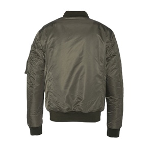 Chaqueta Bomber Personalizada 100% Poliéster Transpirable con Cuello Simulado, Estilo Urbano, con Cierre, Talla Grande, para Invierno, Servicio OEM - Product Image 2