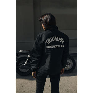 เสื้อแจ็คเก็ตกันลมสำหรับทีมวิทยาลัย เสื้อโค้ชทีม แจ็คเก็ตโค้ชแบบกำหนดเองที่กำลังเป็นที่นิยม - Product Image 4