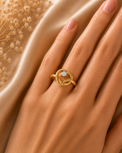แหวนเพชรทรงกลมเจียระไนแบบ Perfect Round Cut เพชรเลี้ยงในห้องปฏิบัติการ เงินแท้ 925 ทอง 9 กะรัต, 14 กะรัต, 18 กะรัต แหวนเพชรสำหรับผู้หญิง แหวนหมั้น - Product Image 2