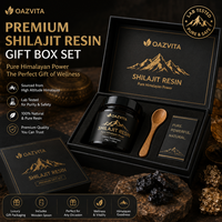 OAZVITA Résine de Shilajit en vrac, Fournisseur OEM, Pâte d'acide fulvique, Fût de 1 kg, Matière première en gros