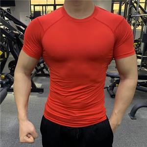 High Quality Gym Running Quick Dry <b>Men</b> Athletic Compressed <b>T</b> <b>Shirt</b> Fitness Sport <b>T</b>-<b>shirts</b> for <b>Men</b> - Product Image 3