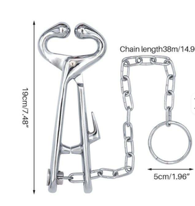 Veterinary Cattle Bull Nose Ring Pliers Stainless Steel Chain Reusable Surgical Use <b>Puller</b> <b>Tool</b> CE ISO 13485 for Hospital - Product Image 2