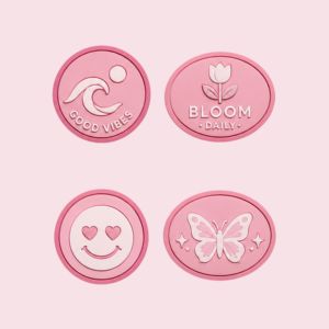 Parches de Goma PVC Personalizados, con Relieve 3D, Multiformas, para Bolsas y Ropa, Impermeables, Adhesivos o Cosidos - Product Image 4