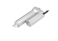 Cilindros eléctricos ajustables de 300 mm, actuador lineal para puertas de autobús, elevador de escaleras con pistón para mesa de ordenador doméstica, accionado por motor, máximo