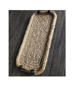 Ensemble de 3 plateaux de service décoratifs faits à la main en bois de pin, écologiques, durables, de qualité commerciale, lavables au lave-vaisselle, les plus vendus - Product Image 2