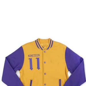 Omega | Psi | Phi Sorority Customized Varsity <b>Jackets</b> Finished Body Crocheted Chenille Patches Embroidered <b>Baseball</b> Design - Product Image 3