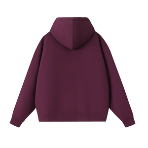 เสื้อฮู้ดดี้ผ้าฟลีซคอตตอน 100% พรีเมียม แบบซิป ปักลายได้ตามสั่ง สไตล์ลำลอง สำหรับผู้ชายและผู้หญิง รับผลิตแบบ OEM ODM - Product Image 2