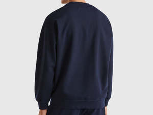 Sweat-shirts et hoodies d'hiver personnalisés avec logo brodé, grande taille, unisexe, haute qualité, 100% coton, molleton épais, col rond - Product Image 3