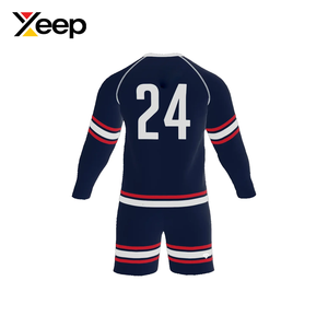 ชุดลาครอสสำหรับผู้ชาย XEEP รุ่น XC-LU-08 น้ำหนักเบา ระบายอากาศได้ดี ผลิตจากโพลีเอสเตอร์ พิมพ์ลายด้วยความร้อน คุณภาพสูง บริการ OEM - Product Image 2