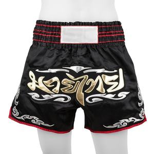Shorts thaïlandais de kickboxing MMA personnalisés de haute qualité vêtements de boxe Muay Thai pour les arts martiaux - Product Image 1