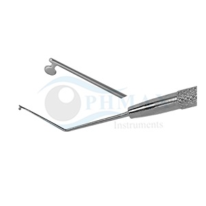 Manipulador de Lentes Oftálmicas de Alta Calidad, Modelo Push-Pull, Gancho Kuglen, Gancho para Iris y Manipulador de Lentes Angulado de Acero Inoxidable - Product Image 3