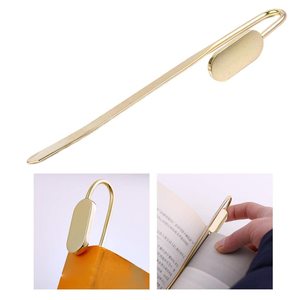 Marcapáginas de Cuello de Cisne con Gancho Liso, Marcapáginas Metálico Hecho a Mano con Acabado Dorado, Lindo Regalo para Amantes de los Libros, Accesorios de Lectura - Product Image 4