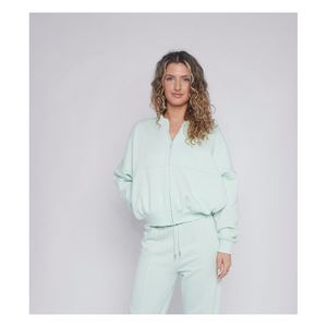 Conjunto informal de otoño para mujer, chaqueta con cremallera y pantalones deportivos - Product Image 5