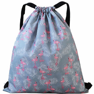 Mochilas personalizadas de nailon con cordón para gimnasio y deportes, bolsas con cordón unisex de alta calidad hechas en Pakistán. - Product Image 1