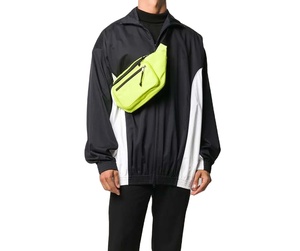 Custom Logo <b>Men</b> Anorak Windbreaker Jacket With Color Blocked Design and Front Storage Pocket Customizable Jacket - Product Image 1