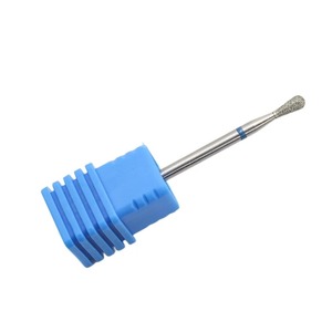 BAFA SURGICAL INSTRUMENTS Broca de diamante ergonómica manual con forma de pera invertida para eliminación de cutículas y limpieza de paredes laterales de uñas - Product Image 5