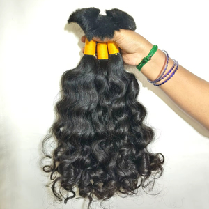 Cheveux humains indiens 100% naturels, ondulés, provenant de temples du sud de l'Inde, vendus en gros à prix d'usine - Product Image 4