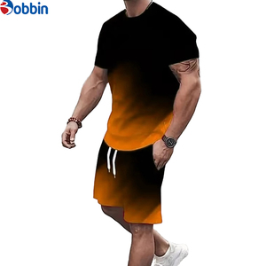 ชุดลำลองใส่สบายสำหรับทุกเพศ เหมาะสำหรับสตรีทแวร์ ชุดเซ็ตขาสั้น คอลเลคชั่นใหม่รับซัมเมอร์ รับผลิตตามสั่ง ไซส์พลัสสำหรับผู้ชาย - Product Image 5