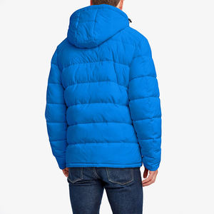 Veste matelassée surdimensionnée personnalisée décontractée à fermeture éclair réversible 100% polyester 100% duvet de canard 100% fibres de polyester pour hommes - Product Image 6