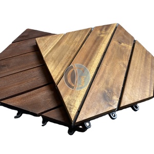 กระเบื้องปูพื้นไม้แบบประสานสำหรับทั้งในร่มและกลางแจ้งติดตั้งง่าย - Product Image 6