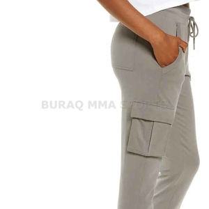 Pantalones deportivos de lana para mujer, hasta el tobillo, corte regular, informales, para otoño e invierno - Product Image 3