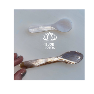 Cuchara de Nácar Ecológica de Calidad Premium, Segura y Limpia, Modelo 2026, Utensilio de Concha Pura, Ideal para Servir Huevos y Caviar, Venta Directa - Product Image 1