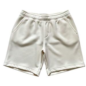 High Quality Summer Casual Unisex Custom Logo Heavy Weight Athletic Runner Blank <b>Fleece</b> Cotton solid color <b>shorts</b> for <b>men</b> - Product Image 1