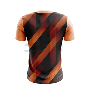 Camiseta de Hombre de Punto Grueso con Tie-Dye, Spandex/Poliéster, Corte Regular, Estilo Minimalista Normcore, Cuello Redondo, Manga Corta, Casual - Product Image 4