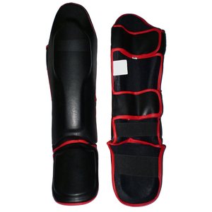 Protectores de espinilla de boxeo personalizados al por mayor, transpirables, de alta elasticidad, antideslizantes para MMA, con protección para el pie y la pantorrilla. - Product Image 6
