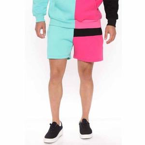 Men Sets Two Piece Custom Windbreaker Shorts and Jacket <b>Tracksuits</b> breathable Zip up Nylon Two Piece Windbreaker Short Set - Product Image 6