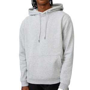 Sudadera con Capucha para Hombre, Color Sólido, Manga Raglán, Cierre Frontal con Cremallera, Corte Casual, Largo Regular, Transpirable, Ropa de Invierno, Poliéster/Algodón - Product Image 6