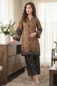 Tenue de Jardin Imprimée Tendance pour Femme – Ensemble 2 Pièces Quotidien – Vêtements Indiens et Pakistanais – Couleurs et Tailles Personnalisables - Product Image 2