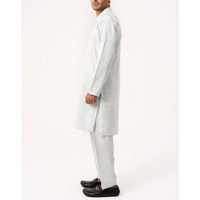 Ensemble shalwar kameez en coton pour homme, vêtements traditionnels, confortables, respirants, design classique adapté