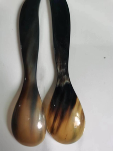 Cuchara de cuerno hecha a mano de cuerno natural de búfalo, último diseño, decoración para el hogar, soportes para cucharas y clips para ollas - Product Image 5