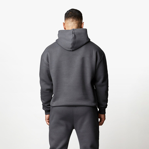 Custom High Quality Eco-Friendly Garment Dyed Regular Breathable Lightweight Winter Polyester <b>Windbreaker</b> Hooded Tracksuit - Product Image 3