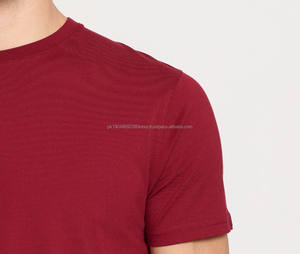 Camiseta Personalizada para Hombre, de Algodón Grueso, Lisa, Transpirable, Cuello Redondo, Talla Grande, para Impresión Puff - Product Image 5