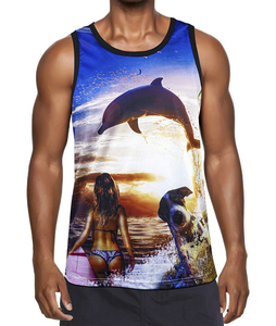 Camiseta Deportiva sin Mangas para Hombre, Sublimada, Diseñada para Entrenamiento y Rendimiento en Fisicoculturismo - Product Image 4