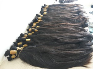 Cheveux vietnamiens 100% naturels, cuticules alignées, soyeux, fins, pour bébés et enfants, en vrac - Product Image 3