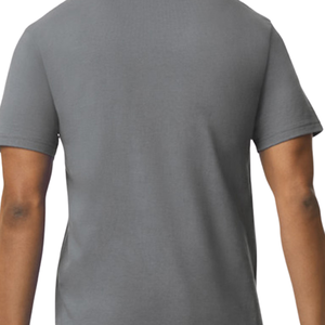 เสื้อยืดผู้ชายไซส์กลาง สีชาร์โคล ผ้าฝ้ายพรีเมียม คอกลม แขนสั้น สวมใส่สบาย เหมาะสำหรับใส่ทุกวัน ชุดลำลอง - Product Image 5