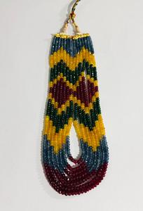 Luxury Multi Color 7 Layer Faceted Beaded <b>Necklace</b> Handmade Natural Gemstone <b>Statement</b> <b>Necklace</b> Ethnic Fashion Jewelry for Women - Product Image 2