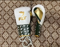 Guantes de Boxeo Fly SuperLace Pro X 2 de Piel de Vacuno Genuina de Alta Calidad para MMA y Sanda con Agarre Elástico Antideslizante
