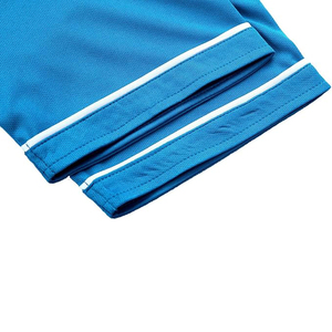 Maillot de baseball bleu pour homme, manches courtes, boutonné, anti-humidité, couleur unie, coupe classique, vêtements de sport pour adulte - Product Image 3