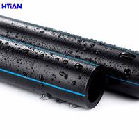 Tuyau en PEHD PE100 noir sur mesure, directement de l'usine, pour l'irrigation agricole et l'alimentation en eau